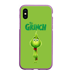 Чехол iPhone XS Max матовый The Grinch