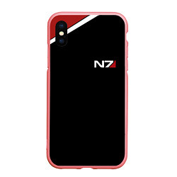 Чехол iPhone XS Max матовый MASS EFFECT N7