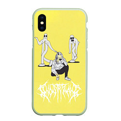 Чехол iPhone XS Max матовый Ghostemane Mercury, цвет: 3D-салатовый