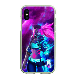 Чехол iPhone XS Max матовый KDA Akali