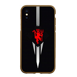 Чехол iPhone XS Max матовый MUFC