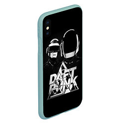 Чехол iPhone XS Max матовый Daft Punk: Space Rangers, цвет: 3D-мятный — фото 2