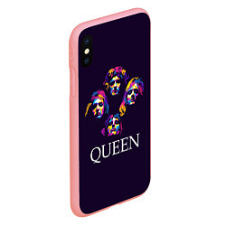 Чехол iPhone XS Max матовый Queen: Fan Art, цвет: 3D-баблгам — фото 2