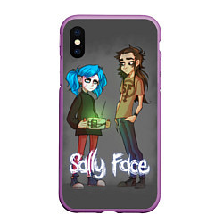 Чехол iPhone XS Max матовый Sally Face: Friends