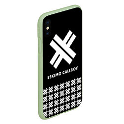 Чехол iPhone XS Max матовый Eskimo Callboy: Cross, цвет: 3D-салатовый — фото 2