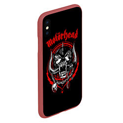 Чехол iPhone XS Max матовый Motorhead Demons, цвет: 3D-красный — фото 2