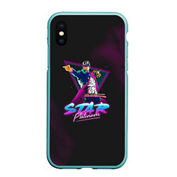 Чехол iPhone XS Max матовый JoJo: Star Platinum