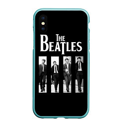 Чехол iPhone XS Max матовый The Beatles: Black Side