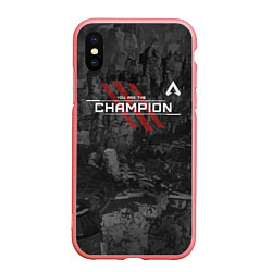 Чехол iPhone XS Max матовый You Are The Champion