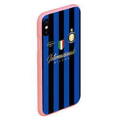 Чехол iPhone XS Max матовый Internazionale Milano, цвет: 3D-баблгам — фото 2