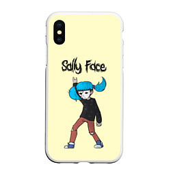 Чехол iPhone XS Max матовый Sally Face: Rock You