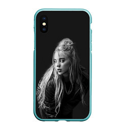 Чехол iPhone XS Max матовый Billie Eilish: Black Fashion