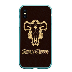 Чехол iPhone XS Max матовый Black Clover