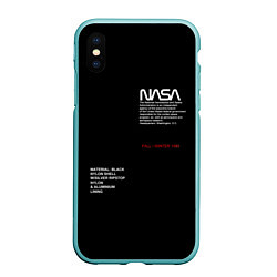 Чехол iPhone XS Max матовый NASA