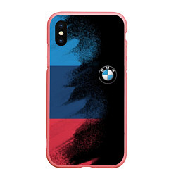 Чехол iPhone XS Max матовый BMW, цвет: 3D-баблгам