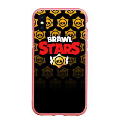 Чехол iPhone XS Max матовый Brawl Stars, цвет: 3D-баблгам