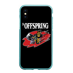 Чехол iPhone XS Max матовый The Offspring: Taxi, цвет: 3D-мятный