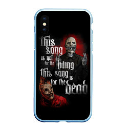 Чехол iPhone XS Max матовый Slipknot: This Song