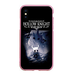 Чехол iPhone XS Max матовый Hollow Knight, цвет: 3D-розовый