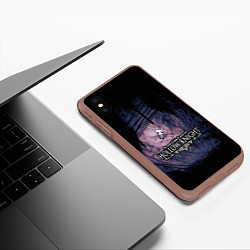 Чехол iPhone XS Max матовый HOLLOW KNIGHT, цвет: 3D-коричневый — фото 2