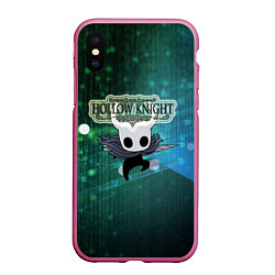 Чехол iPhone XS Max матовый HOLLOW KNIGHT, цвет: 3D-малиновый