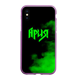 Чехол iPhone XS Max матовый Ария