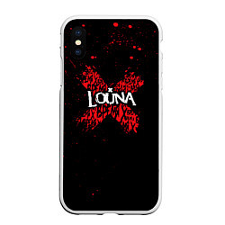 Чехол iPhone XS Max матовый Louna, цвет: 3D-белый