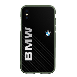 Чехол iPhone XS Max матовый BMW