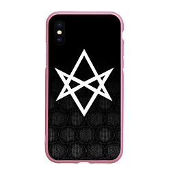 Чехол iPhone XS Max матовый BRING ME THE HORIZON, цвет: 3D-розовый