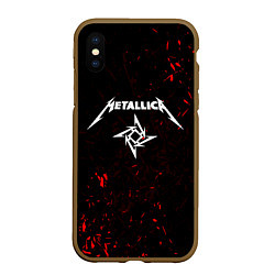 Чехол iPhone XS Max матовый METALLICA