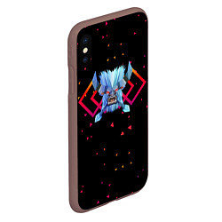 Чехол iPhone XS Max матовый Dota 2 - Spirit Breaker, цвет: 3D-коричневый — фото 2