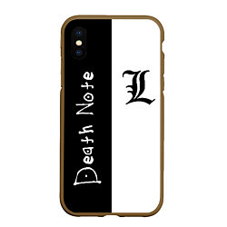 Чехол iPhone XS Max матовый Death Note 2