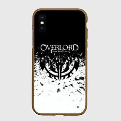 Чехол iPhone XS Max матовый Overlord, цвет: 3D-коричневый