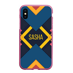 Чехол iPhone XS Max матовый Sasha