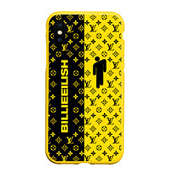Чехол iPhone XS Max матовый BILLIE EILISH x LV Yellow, цвет: 3D-желтый
