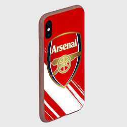 Чехол iPhone XS Max матовый Arsenal, цвет: 3D-коричневый — фото 2