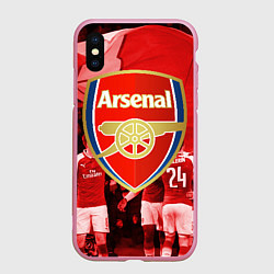 Чехол iPhone XS Max матовый Arsenal