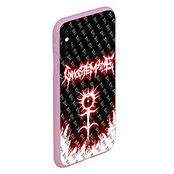 Чехол iPhone XS Max матовый GHOSTEMANE, цвет: 3D-розовый — фото 2