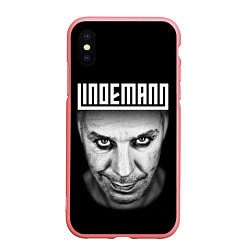 Чехол iPhone XS Max матовый LINDEMANN, цвет: 3D-баблгам