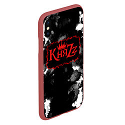 Чехол iPhone XS Max матовый Князь Анархия спина, цвет: 3D-красный — фото 2
