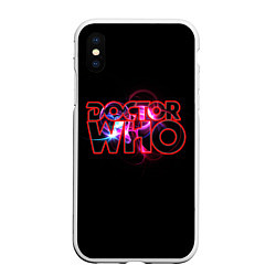 Чехол iPhone XS Max матовый Doctor Who