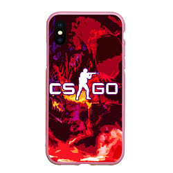 Чехол iPhone XS Max матовый CS GO