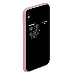Чехол iPhone XS Max матовый SAYONARA BOY, цвет: 3D-розовый — фото 2