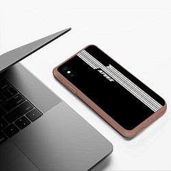 Чехол iPhone XS Max матовый ATEEZ, цвет: 3D-коричневый — фото 2