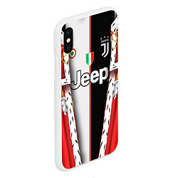 Чехол iPhone XS Max матовый King Juventus, цвет: 3D-белый — фото 2