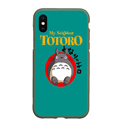 Чехол iPhone XS Max матовый Totoro