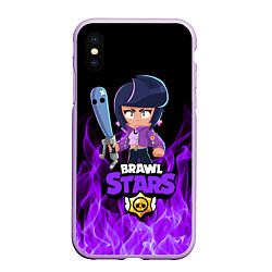 Чехол iPhone XS Max матовый BRAWL STARS BIBI