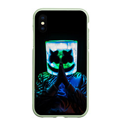 Чехол iPhone XS Max матовый Marshmello