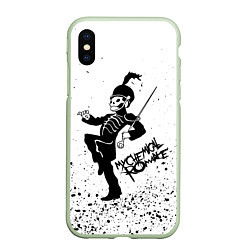 Чехол iPhone XS Max матовый My Chemical Romance, цвет: 3D-салатовый