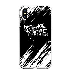 Чехол iPhone XS Max матовый My Chemical Romance, цвет: 3D-белый